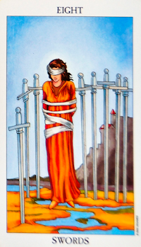 Eight of Swords Tarot Card