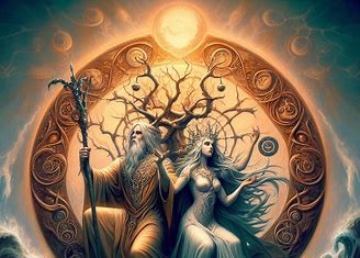 Image of the God and Goddess in the Pagan tradition