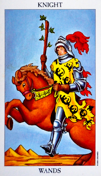 Knight of Wands Tarot Card