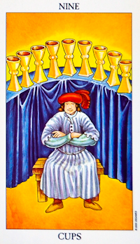 Nine of Cups Tarot Card