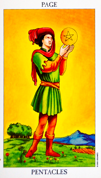 Page of Pentacles Tarot Card