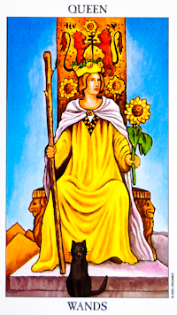 Queen of Wands Tarot Card