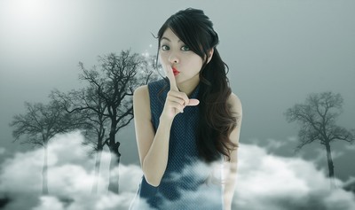 A serene landscape featuring a calm lake surrounded by lush greenery and tall trees. The sky is clear with a few scattered clouds, and the sun is setting, casting a warm golden glow over the scene. A small wooden dock extends into the lake, with a lone figure standing at the end, gazing at the horizon.