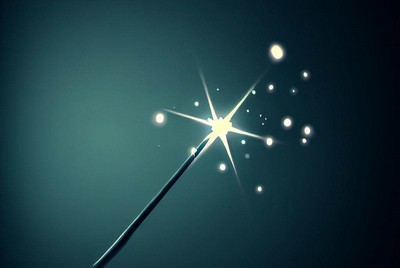 Sparkling magic wand
