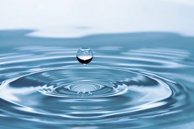 A drop of water in a pool A drop of water in a pool