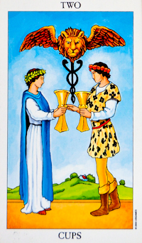 Two of Cups Tarot Card