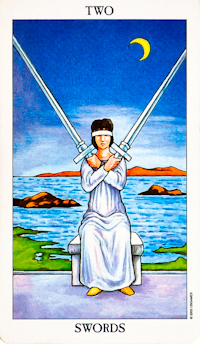 Two of Swords Tarot Card