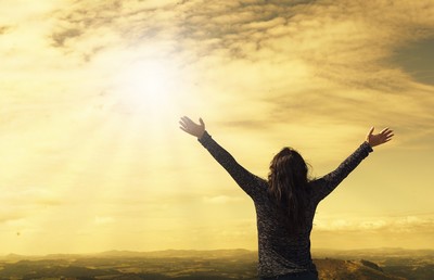 Woman Celebrating Success