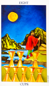 Eight of Cups Tarot Card