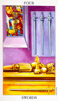 Four of Swords Tarot Card