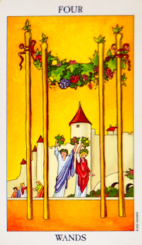 Four of Wands Tarot Card