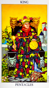 King of Pentacles Tarot Card