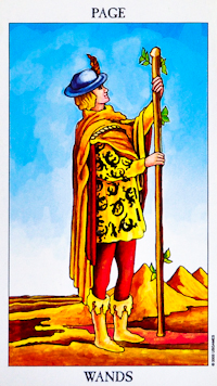 Page of Wands Tarot Card