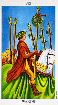 Six of Wands Tarot Card