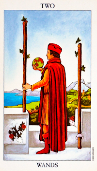 Two of Wands Tarot Card